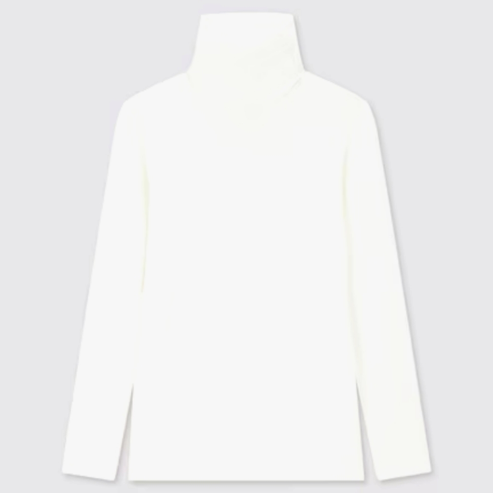 UNIQLO Women's Fleece HeatTech Turtle Neck Sweater - Picture 2 of 4